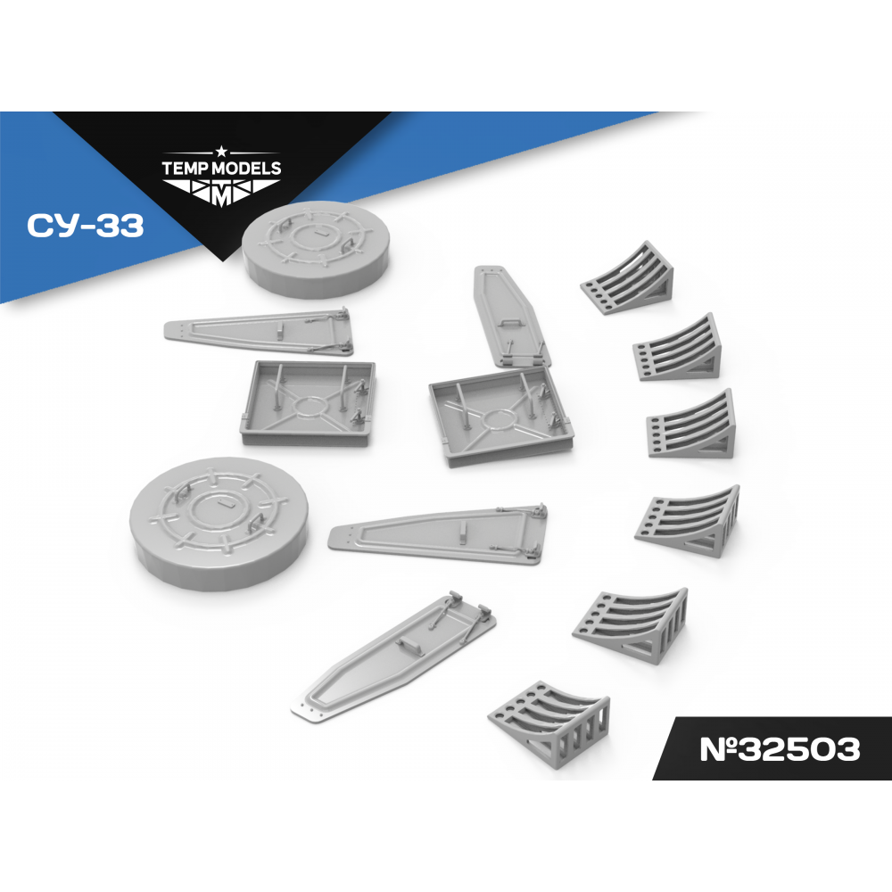 SET OF PLUGS AND PADS FOR SU-33 1/32