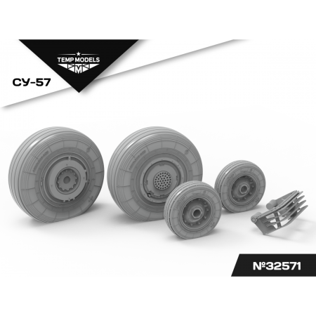 HIGHLY DETAILED WHEEL SET SU-57 1/32