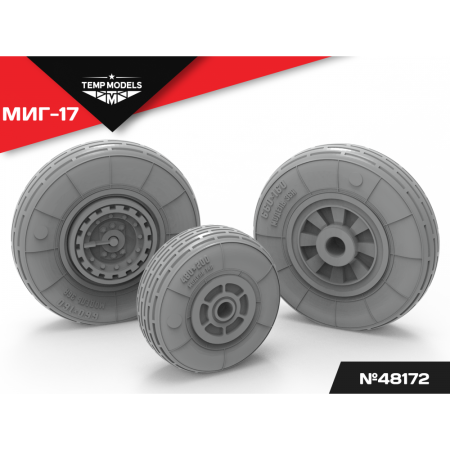 HIGHLY DETAILED WHEEL SET MIG-17 1/48