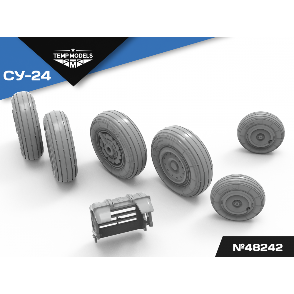 HIGHLY DETAILED WHEEL SET SU-24 1/48