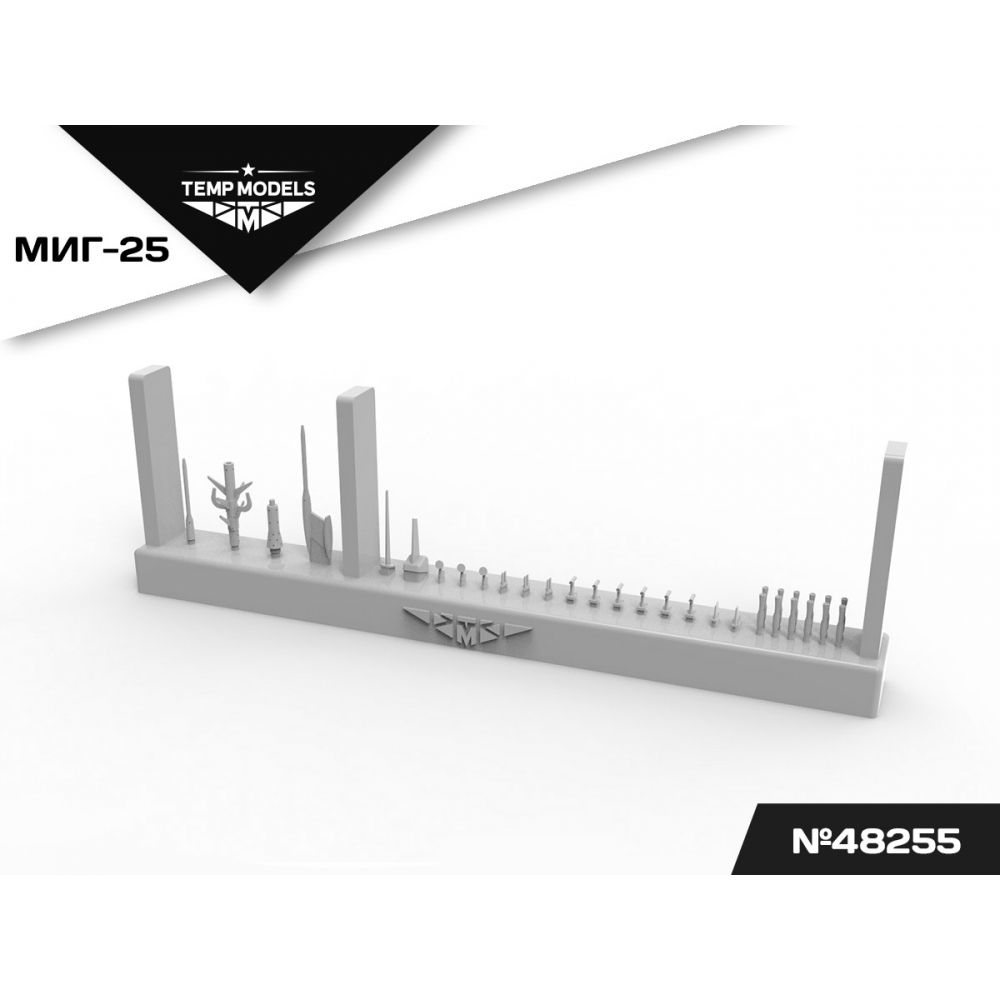 HIGHLY DETAILED SENSING UNITS MIG-25 1/48