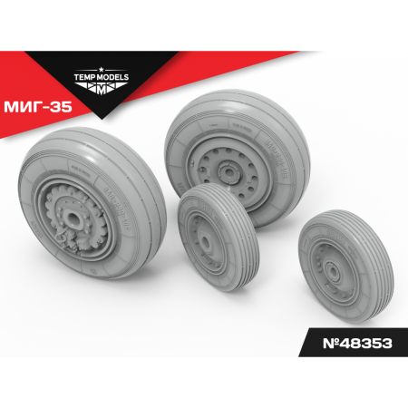 MIG-35 CHASSIS WHEELS 1/48