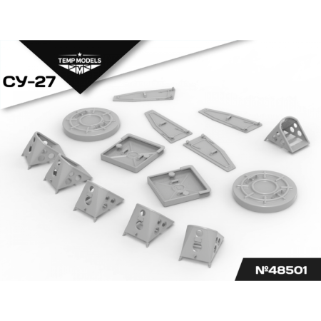 SET OF PLUGS AND PADS FOR SU-27 1/48