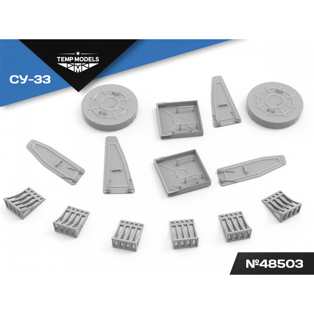 SET OF PLUGS AND PADS FOR SU-33 1/48