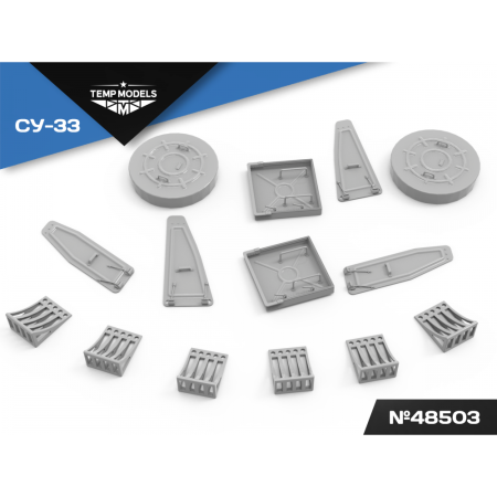 SET OF PLUGS AND PADS FOR SU-33 1/48