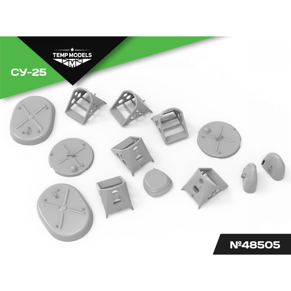 SET OF PLUGS AND PADS FOR SU-25 1/48