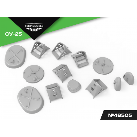 SET OF PLUGS AND PADS FOR SU-25 1/48