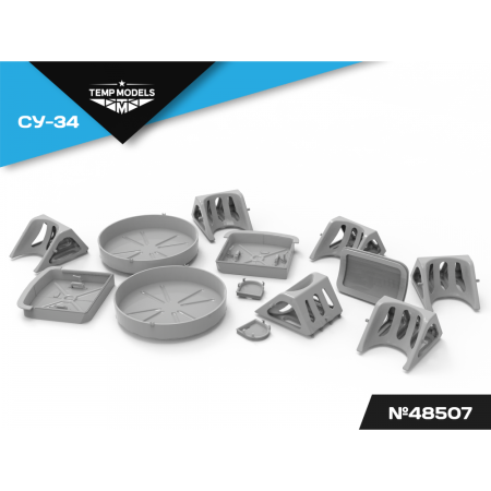 SET OF PLUGS AND PADS FOR SU-34 1/48