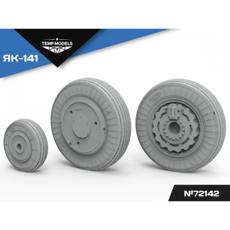 HIGHLY DETAILED WHEEL SET YAK-141 1/72