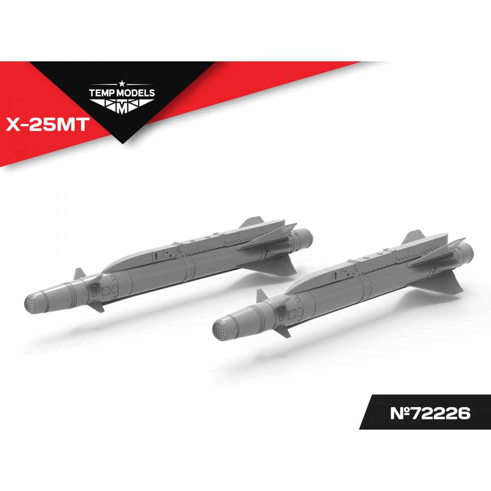  GUIDED MISSILE X-25MT 1/72