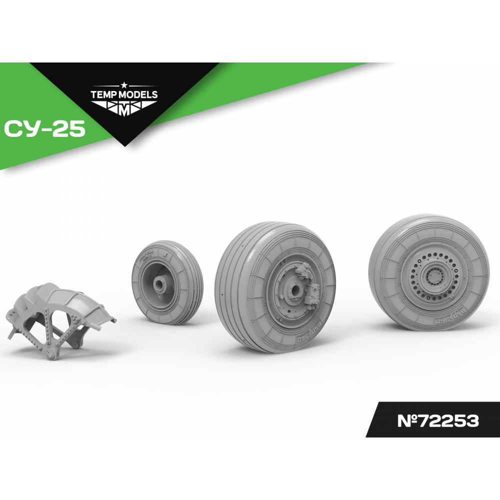 HIGHLY DETAILED WHEEL SET SU-25 1/72