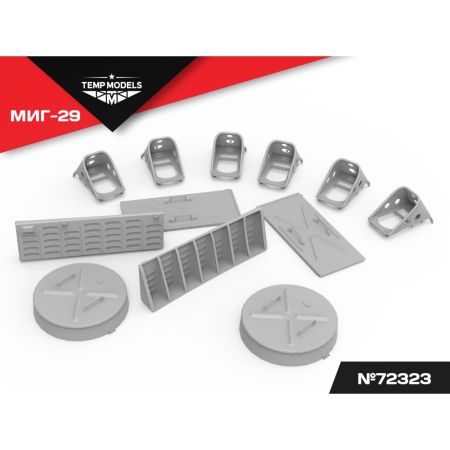 SET OF PLUGS AND PADS FOR MIG-29 1/72