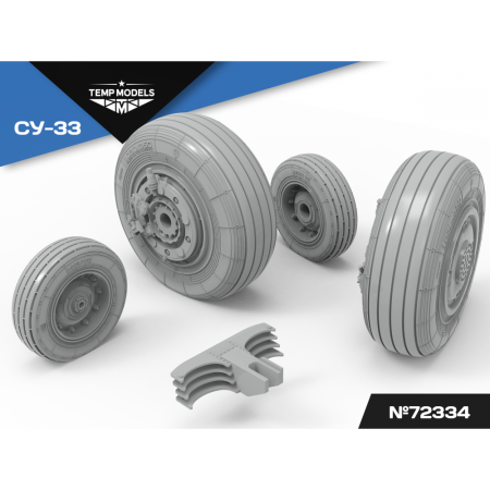 HIGHLY DETAILED WHEEL SET SU-33 1/72