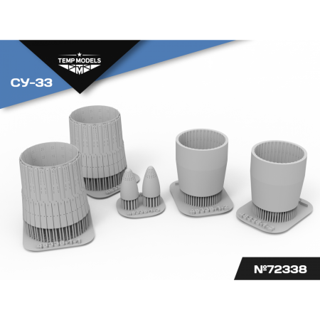 HIGHLY DETAILED EXHAUST NOZZLES SET AL-31F ON SU-33 1/72