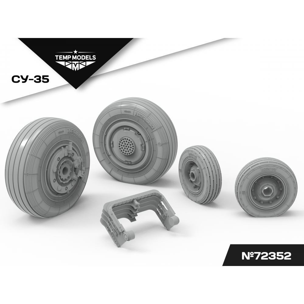 HIGHLY DETAILED WHEEL SET SU-35 1/72