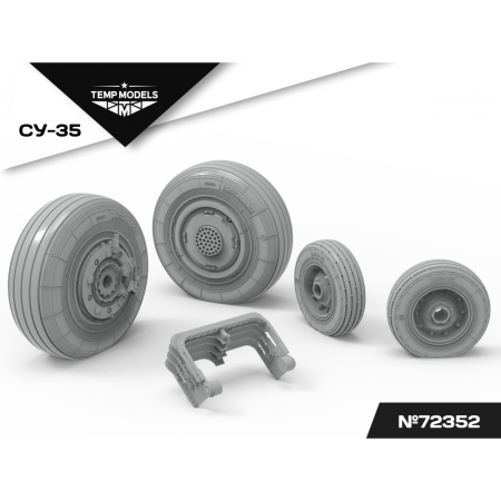 HIGHLY DETAILED WHEEL SET SU-35 1/72