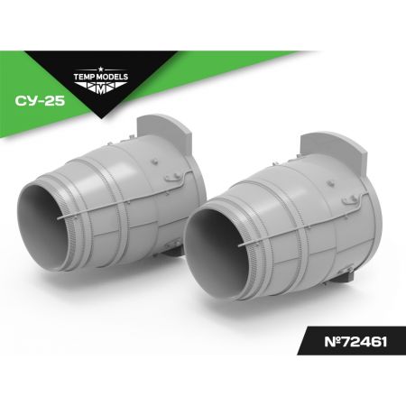 HIGHLY DETAILED EXHAUST NOZZLES SET R-95SH FOR SU-25 1/72