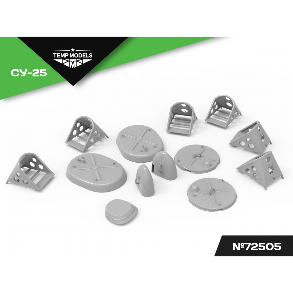SET OF PLUGS AND PADS FOR SU-25 1/72
