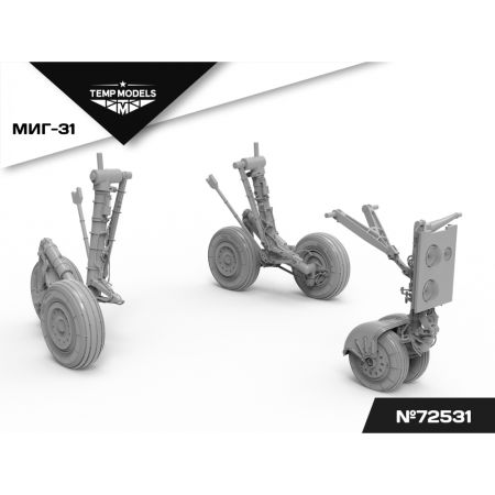 MIG-31 LANDING GEARS 1/72