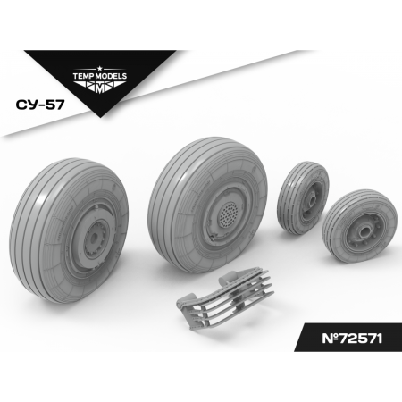 HIGHLY DETAILED WHEEL SET SU-57 1/72