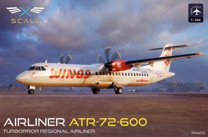 1:144 ATR-72-600 - Turboprop Regional Airliner