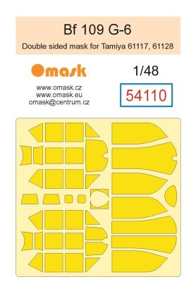 1:48 Bf 109 G-6 double sided mask (for Tamiya 61117, 61128)