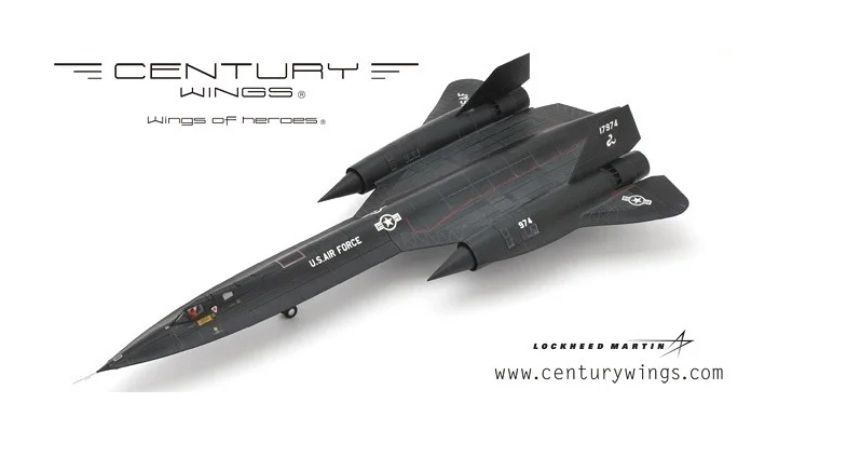 1:72 SR-71A Blackbird Diecast Model USAF 9th SRW, #61-7974 
