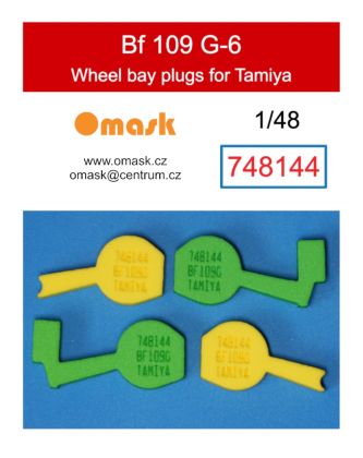 1:48 Bf 109 G-6 wheel bay plugs (for Tamiya)