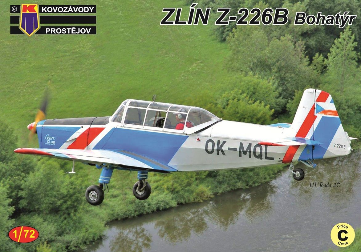 1:72 ZLÍN Z-226B Bohatýr