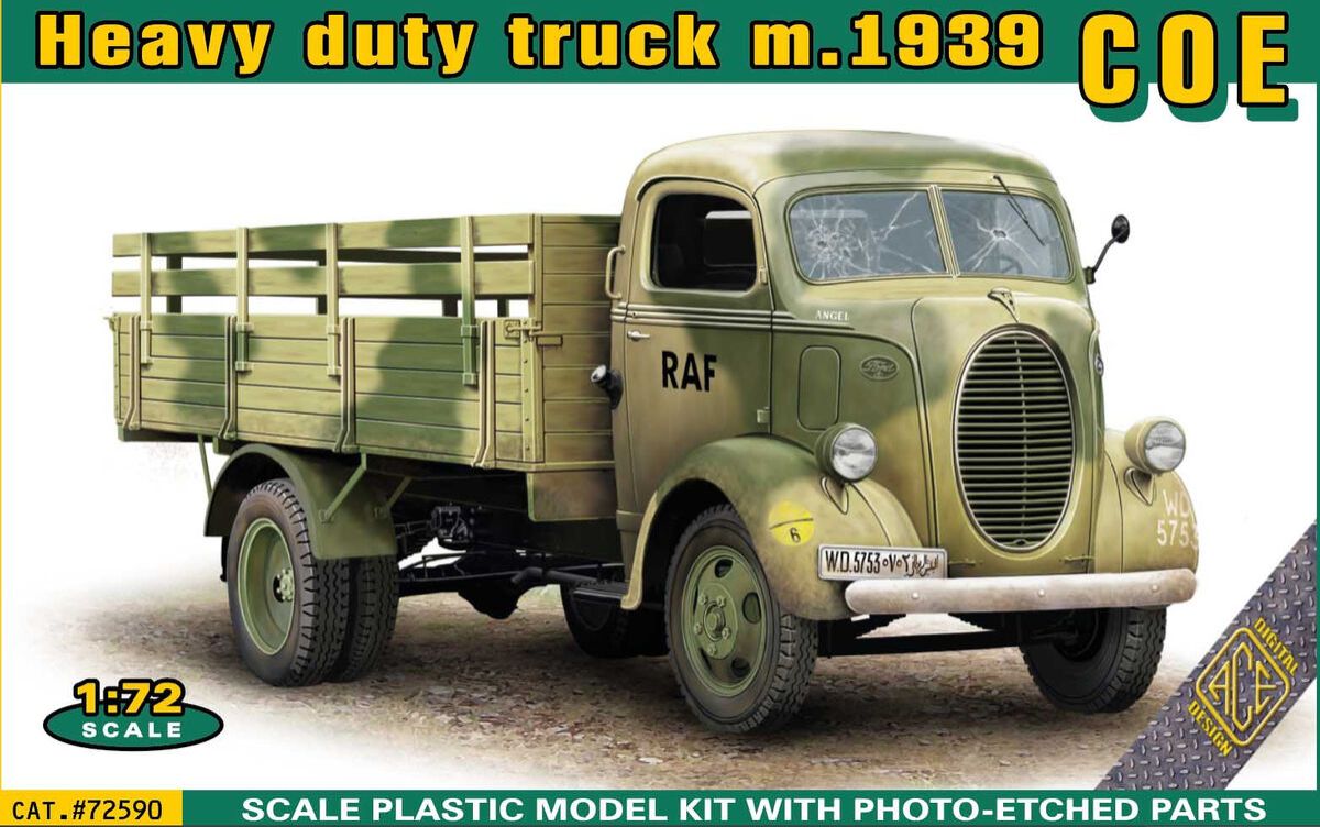 1:72 COE (Cab Over Engine) - Heavy Duty Truck m.1939