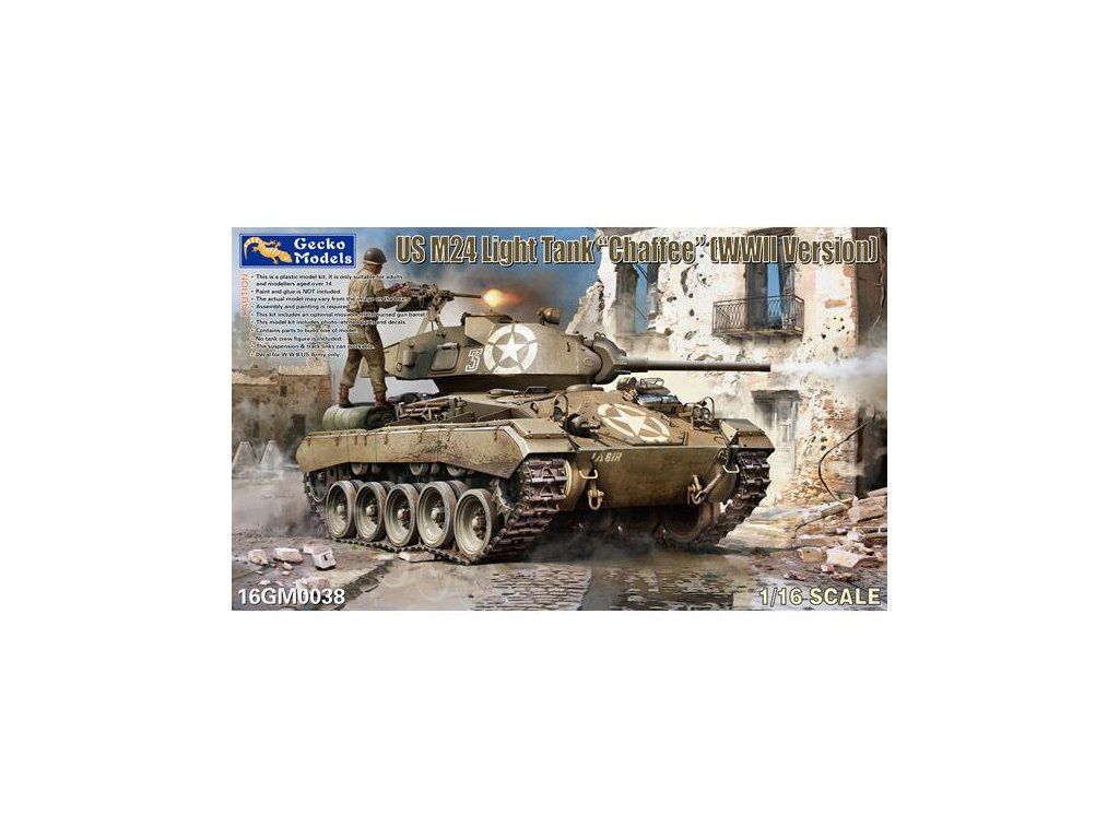 1:16 US M24 Chaffee Light Tank (W.W.II)
