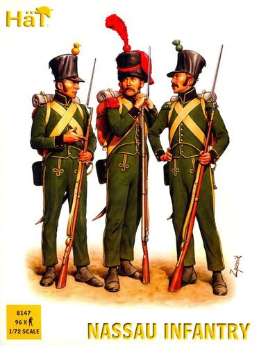 1:72 Waterloo Nassau Infantry