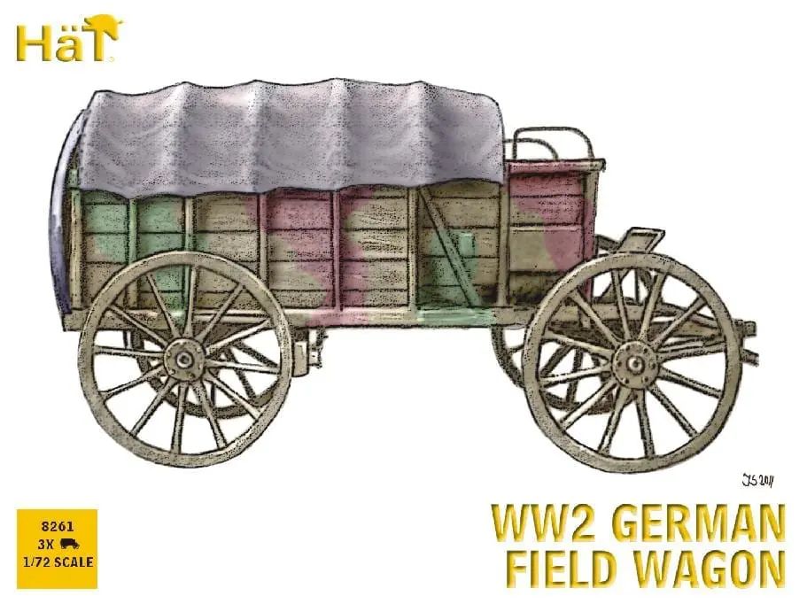 1:72 WW2 German Field Wagon