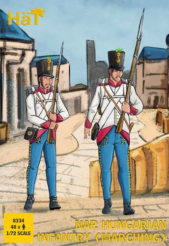 1:72 Napoleonic Hungarian Infantry (Marching - 40 figures)