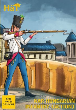 1:72 Napoleonic Hungarian Infantry (in Action - 40 figures)
