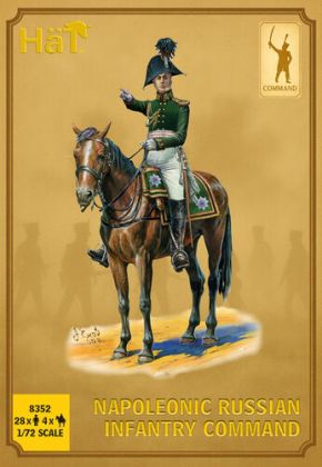 1:72 Napoleonic Russian Infantry - Command (28 Figures)