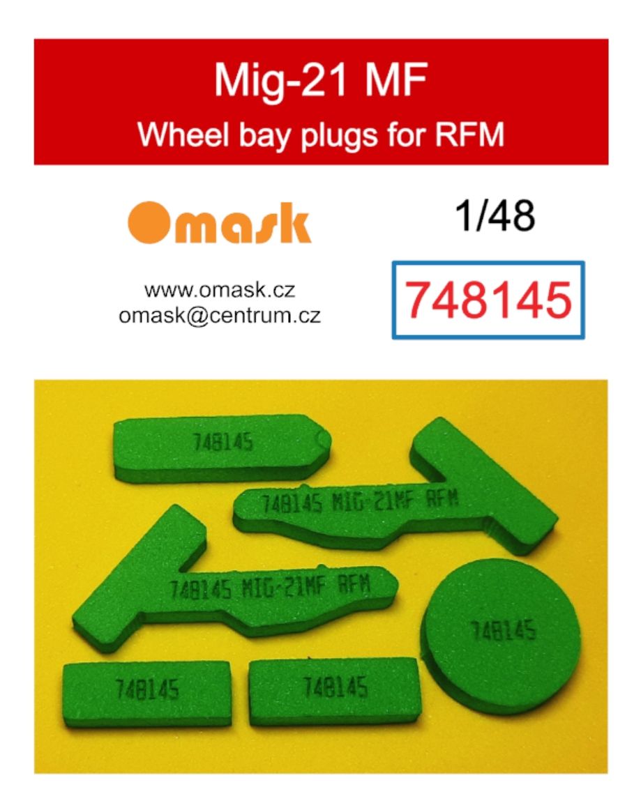 1:48 MIG-21MF wheel bay plugs (for RFM)