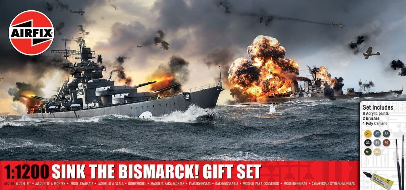 1:1200 Waterline Sink the Bismark