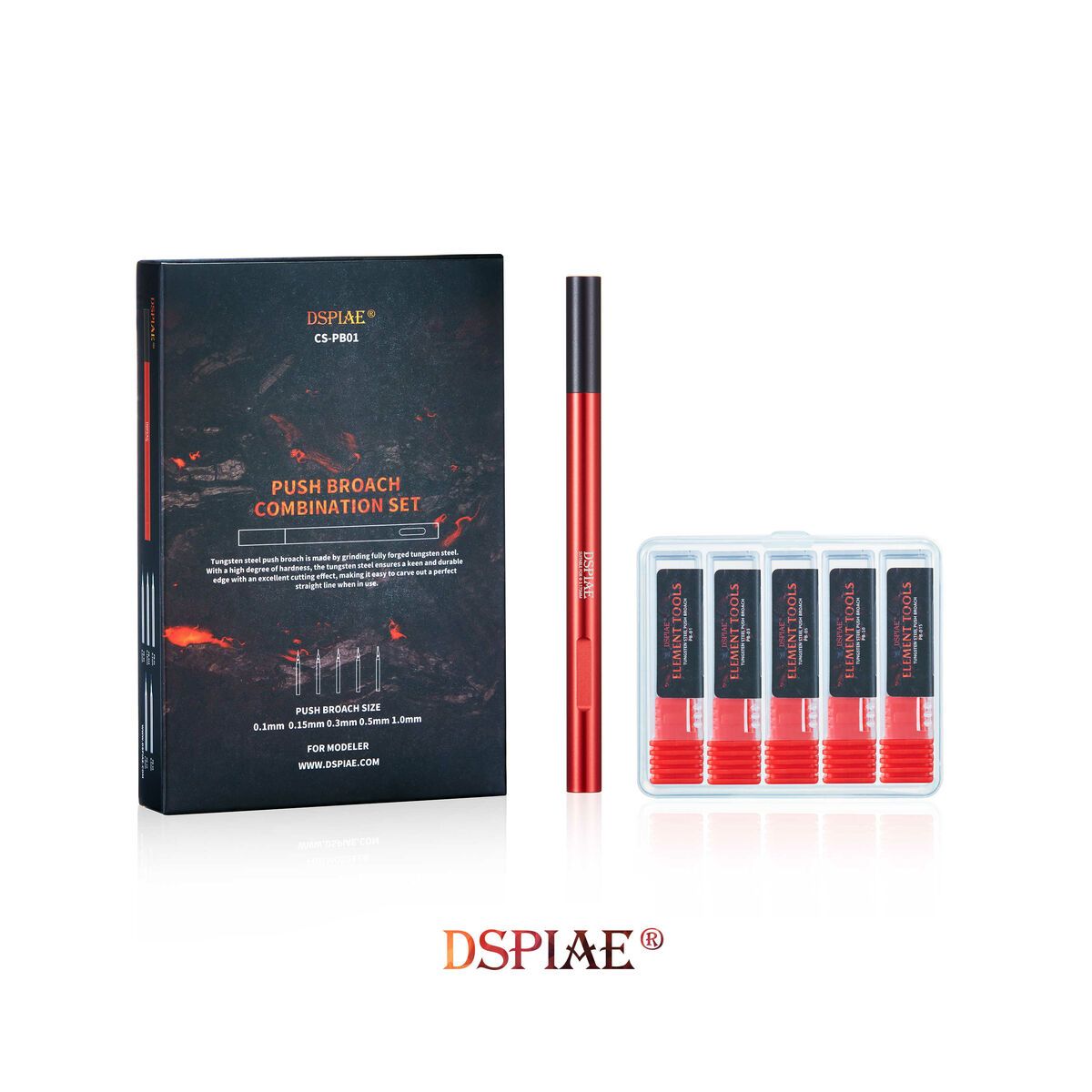 CS-PB01 Push Broach Combination Set