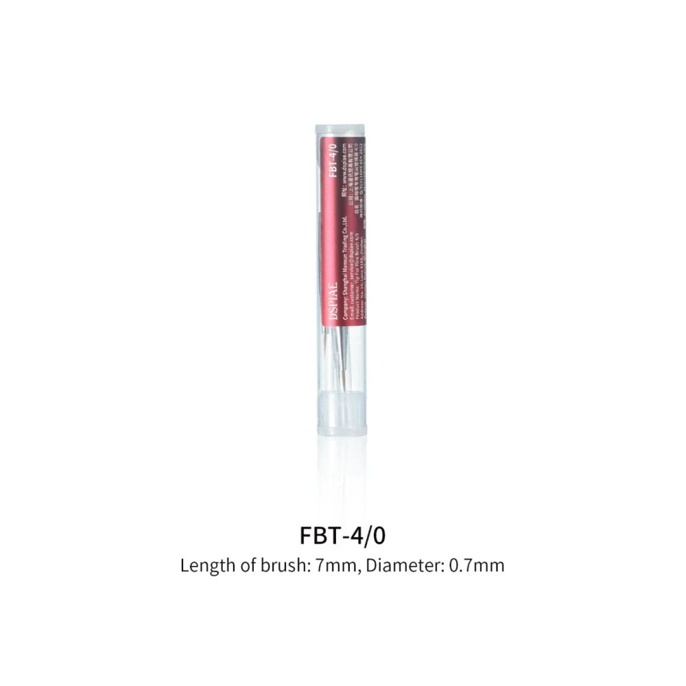 FBT-4/0 Fine Brush Tips 4/0 3PCS
