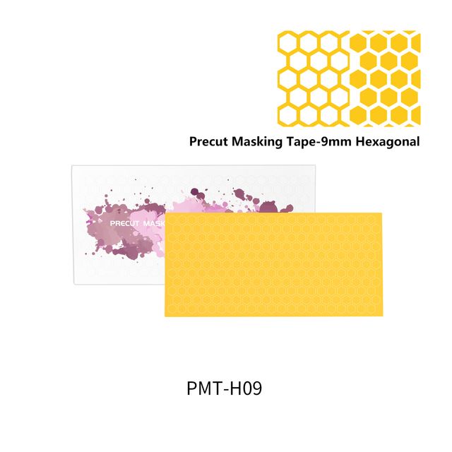 PMT-H09 9mm Precut Masking Tape - 9mm Hexagonal