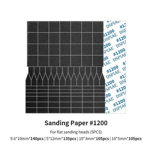 SP-ES12 Sanding Paper 1200 Grit (For Flat Sanding Heads) (5pcs)