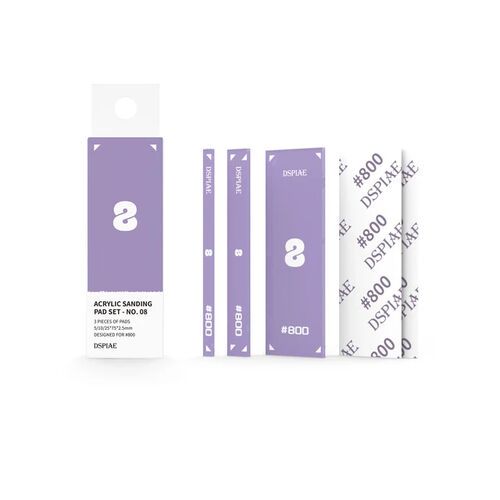 PT-SP08 Acrylic Sanding Pad Set #800 (3pcs)