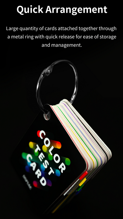 CC-01 Color Test Card Keychain Model Tool