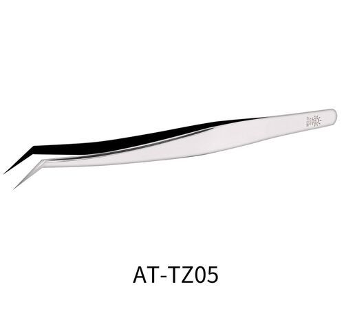AT-TZ05 Stainless Steel Tweezers with angular tip