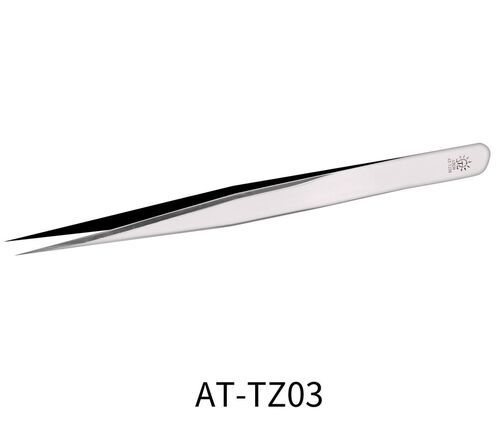 AT-TZ03 Stainless steel Tweezers with straight tip