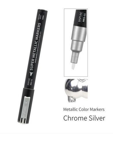 MKS-01 Super Metallic Marker Chrome Silver