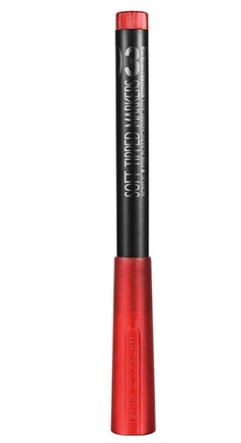 MKM-03 Metallic Red Soft Tipped Marker Pen