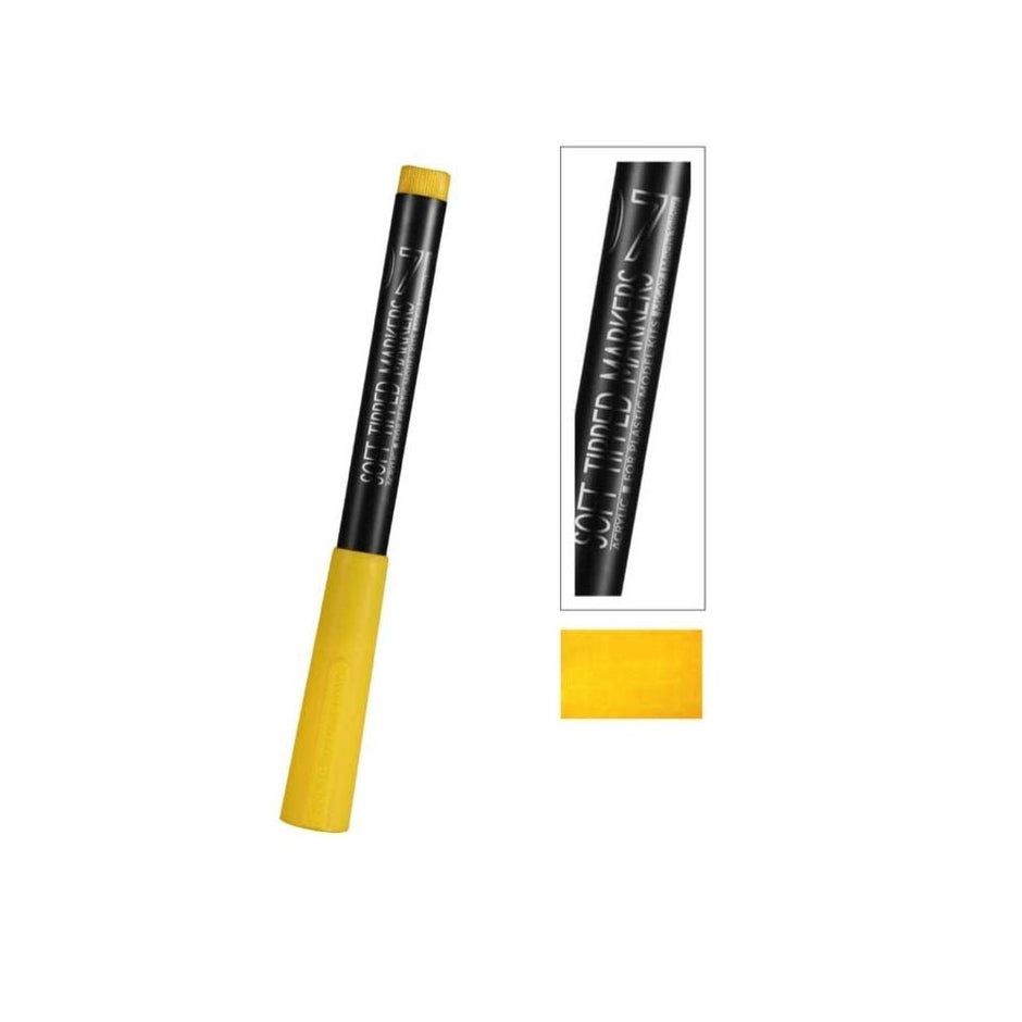 MK-07 Mecha Yellow Soft Tipped Marker Pen