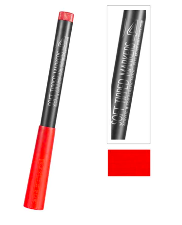 MK-04 Red Soft Tipped Marker Pen